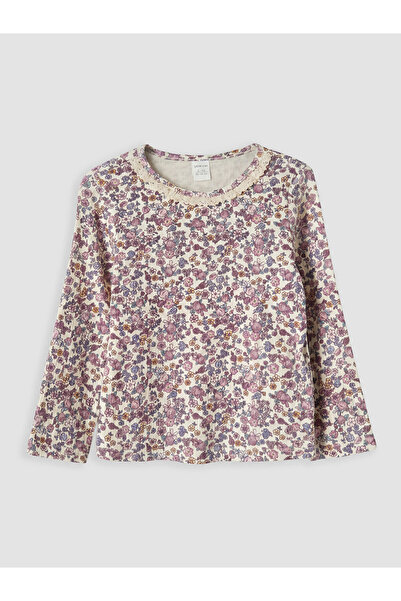 LC Waikiki I Lace Collar Floral Girl's T-Shirt from Freezen Store
