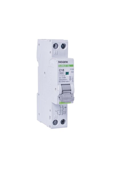 NOARK Rcbo Μονολειτουργικό Ex9nle El 1pn B40 30ma Eu, 111152, Noark, Πολύχρωμο