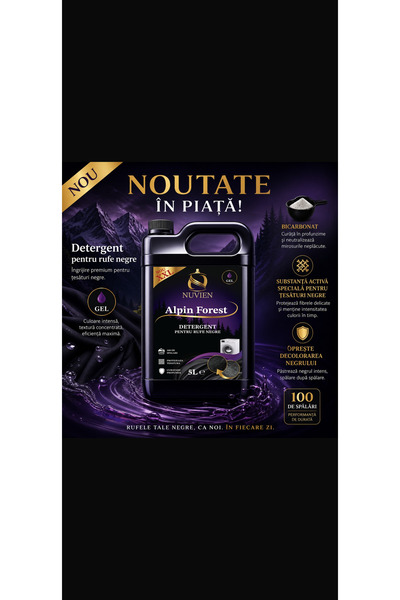 Nuvien Detergent rufe negre 5L