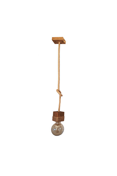 erstecup Suspensie Lucca sfoara 3XE27, lemn antic, Erste,