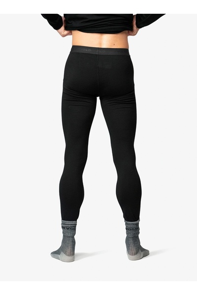 NO BRAND Colanți termici Devold Breeze Plus Merino 200 Longs - negru L