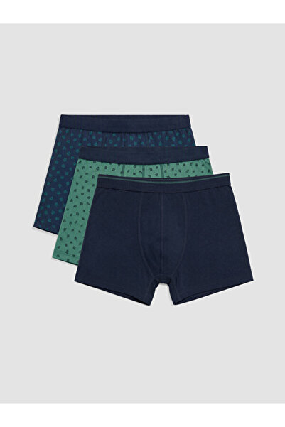 LC Waikiki Rmz Gi̇yi̇m Farkiyla Standard Fit Men's 3-Pack Boxer