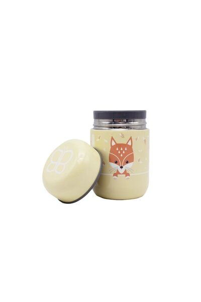 bblüv Θερμός φαγητού με κουτάλι 300 ml Bbluv Σχέδιο: Αλεπού