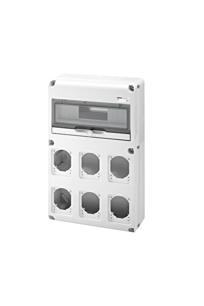 Gewiss Ανεξόριστο πάνελ 14M 6 πρίζες IP65 – |   GW68008N,