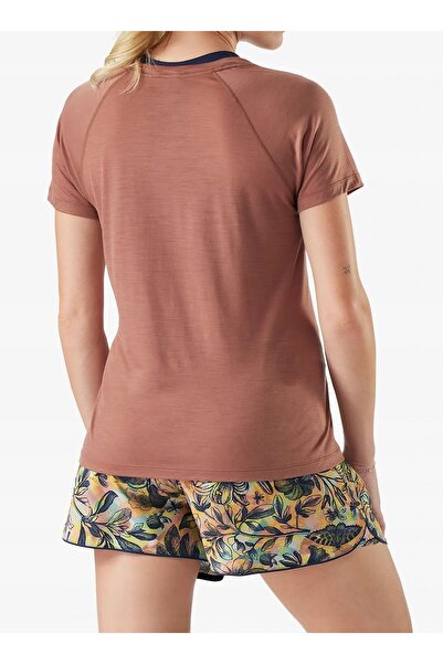 NO BRAND Tricou de damă Smartwool Active Ultralite cu mânecă scurtă - Mocha XS