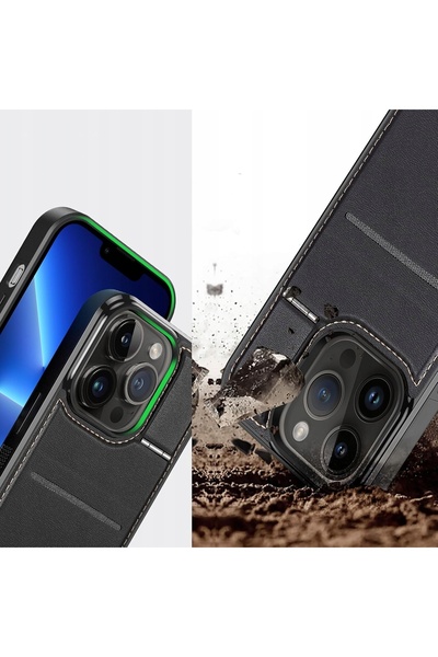 Dux Ducis Pentru iPhone 13 Pro Husă portofel MagSafe cu suport 3 în 1 din piele