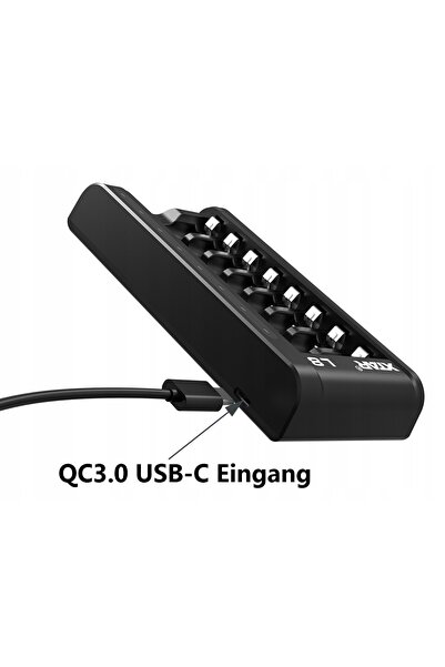 XTAR Încărcător de baterii pentru baterii R03 / AAA și R6 / AA Li-ion 1.5V / ...