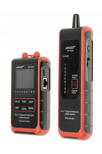 NO BRAND Tester de fibră optică NOYAFA NF-926 OPM VFL 6-în-1 FTTH USB-C