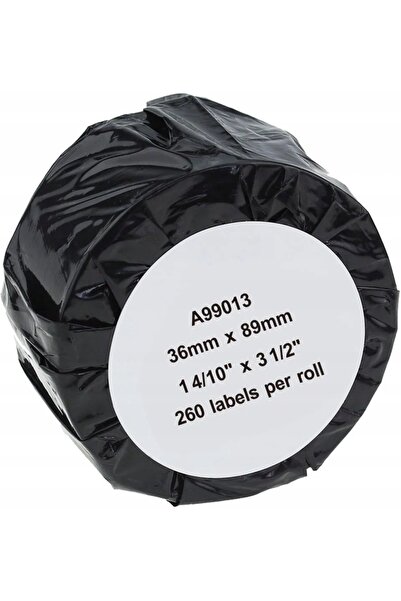 NO BRAND Etichete pentru DYMO LW 99013 S0722410 36mm x 89mm 260 bucăți FILM