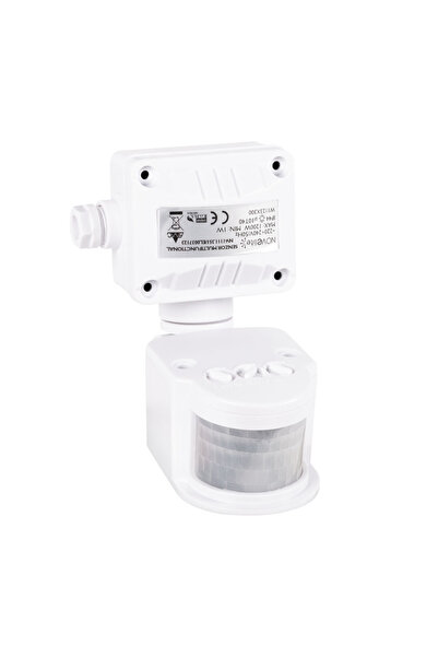 NOVELITE Sensor motion pt white jq35 180° 1200w 2-12m ip44 -, novelite, white
