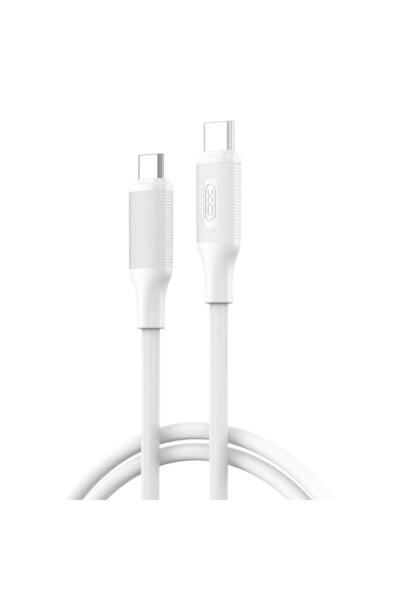 Xo Cablu de date USB-C, 1,0 m - alb