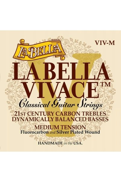 NO BRAND Struny LA BELLA Vivace Carbon Tensiune Medie