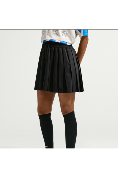 Nike Kn/ife Ple/ated Skir/t Kadın Siyah Etek(yousportswear)