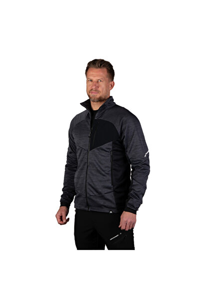 NORTHFINDER MI-3941OR pulover de trekking melanj pentru bărbați RIGOBERT, Gri