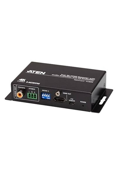 Aten VC882-AT-G True 4K HDMI Amplifier, Audio Embedder and De-embedder, 12.22...