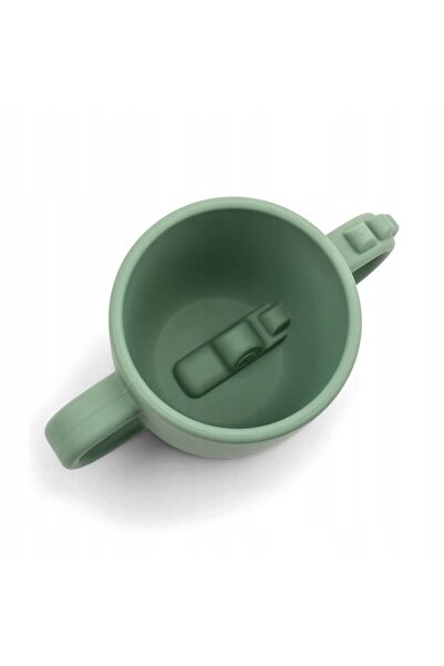 NO BRAND Cana de silicon Croco Green Done by Deer Peekaboo 170 ml