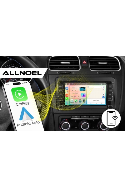 NO BRAND Radio pentru Volkswagen Seat Skoda VW Passat B6 B7 Golf 5 V 6 VI And...