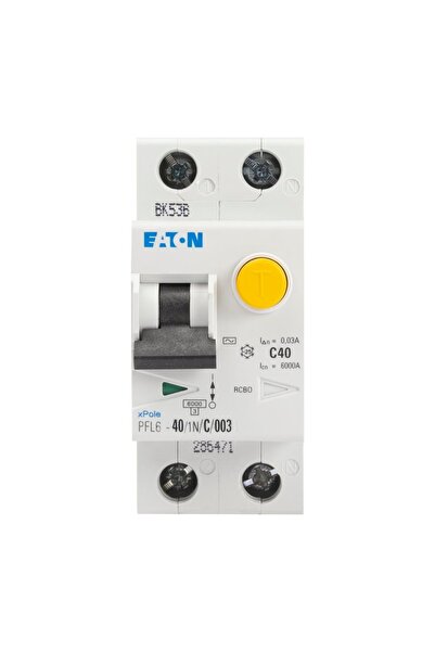 Eaton Intrerupator Diferential 40A 1P+N C 6KA 30mA PFL6,