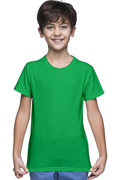 YANEK Versatile Crew Neck Short Sleeve Cotton T-Shirt for Boys and Girls, Com...