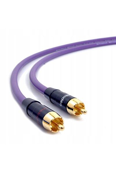 NO BRAND MELODIKA MD2R10 PURPLE RAIN CABLU AUDIO 2RCA - 2xRCA CINCH OFC 2x 1m