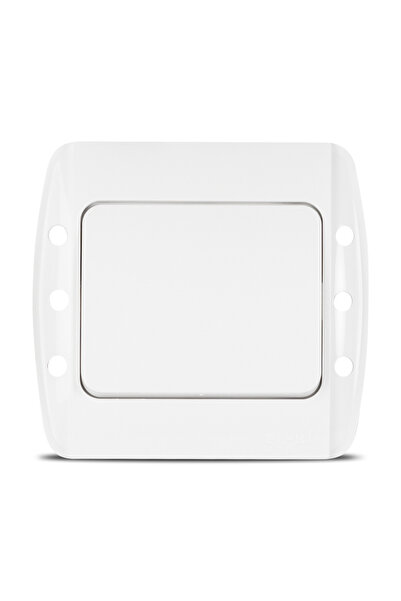 Danex Simple switch 10a white peak -, elbi, white