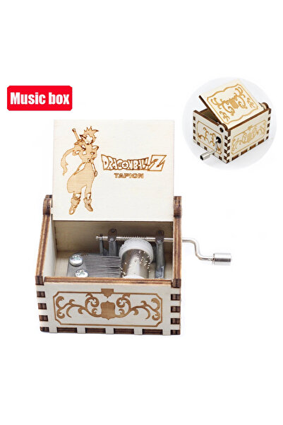 choice2 Bandai bai longzhu ##Antique carved Wooden Hand Crank Dragon Ball Mus...