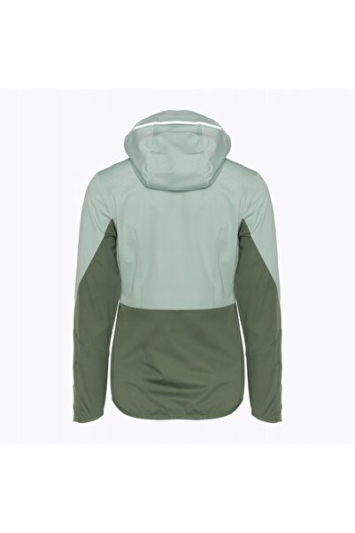 CMP Jachetă softshell de damă cu glugă fixă, verde jad D42