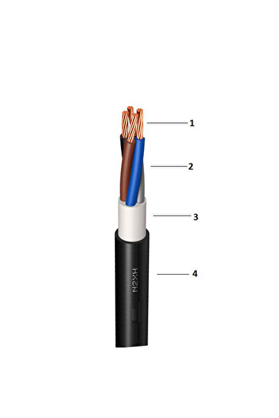 Danex Cablu Fără Halogen Cupru, N2xh 5x35 Mm² B2ca – Tambur, Metal, DANEX, Mu...