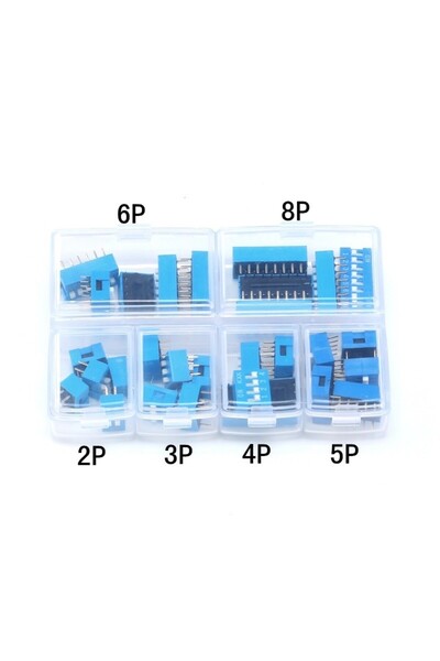 OEM DIP Switch Color: Blue, Number of pins: 2
