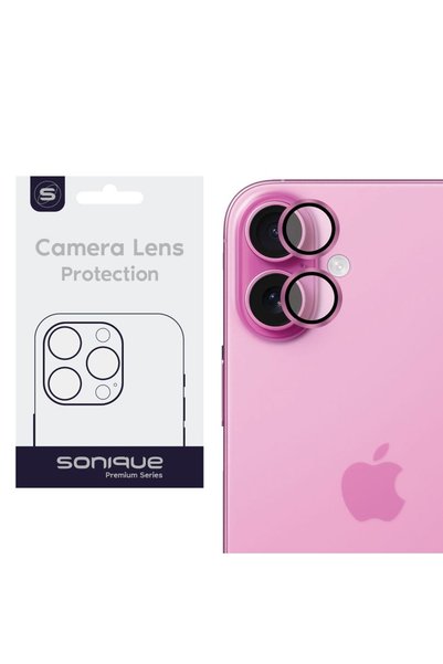 OEM Προστασία Κάμερας Sonique Lens Pro Apple iPhone 16 / iPhone 16 Plus Ροζ