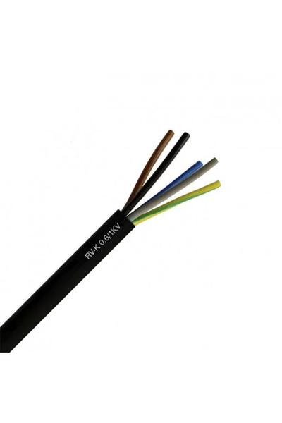 Danex Cablu Energie Flexibil Cupru, Rv-K 5x2.5 Mm² – Tambur, Metal, DANEX, Mu...