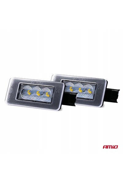 AMIO 2x LED Fumuriu Lămpi Iluminare Plăcuță de Înmatriculare CITROEN PEUGEOT ...