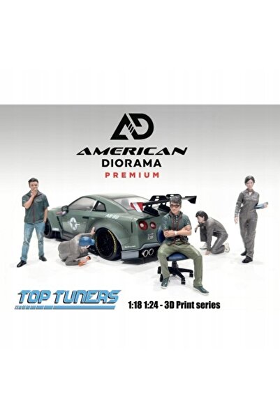 NO BRAND AMERICAN DIORAMA PREMIUM Figurină „Top Tuner” # 3” 1:18