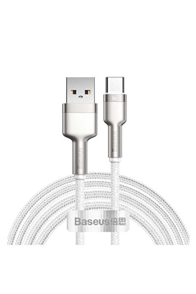 Baseus Cablu de date metalic Seria Cafule (CAKF000202), USB la Type-C 66W, 2m...