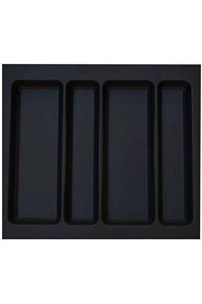 GörSeç 47x49 Cm Çekmece Içi Düzenleyici 47 Cm Kaşıklık 47 Cm Siyah Kepçelik (...