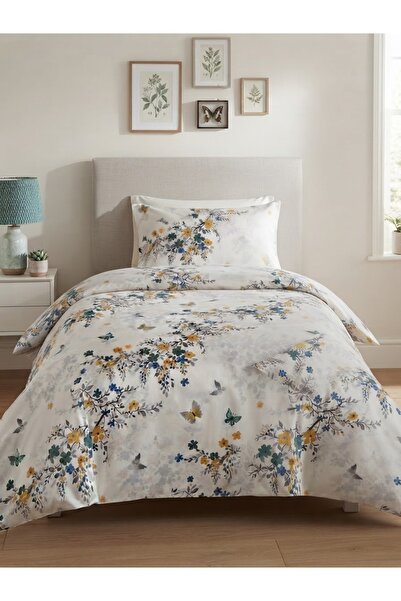 KAAN PREMIUM Single Butterfly Pattern Duvet Cover Set, Pillowcase + Duvet Cov...