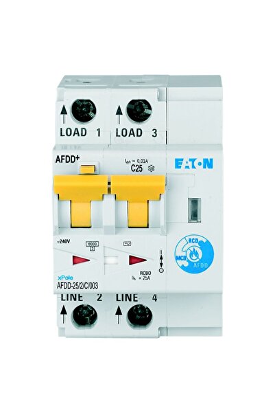 Eaton Întrerupător diferențial AFDD 25A 2P C 10KA 30mA,
