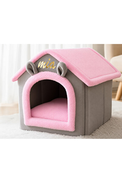 doyapet VİLLA KEDİ VE KÖPEK EVİ YATAĞI PELUŞ MİNDERLİ ***KİŞİSELLEŞTİRİLEBİLİ...