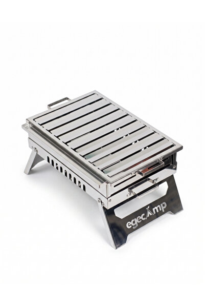 EgeCamp ® Flipfire Lıte Ultra Paslanmaz Katlanabilir Mangal