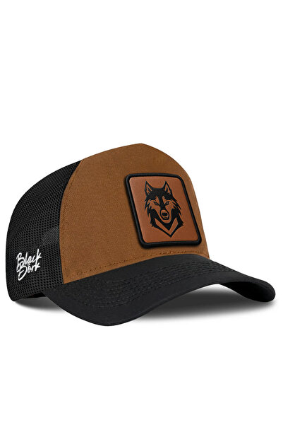 BlackBörk Șapcă Trucker Negru-Camel cu Logo Kurt