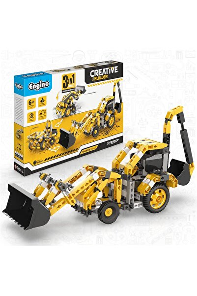 Engino CREATIVE BUILDER BACKHOE LOADER MACHINERY SET