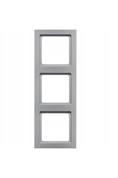 hager BERKER Q.3 cadru cu 3 căi din aluminiu catifelat 10136094
