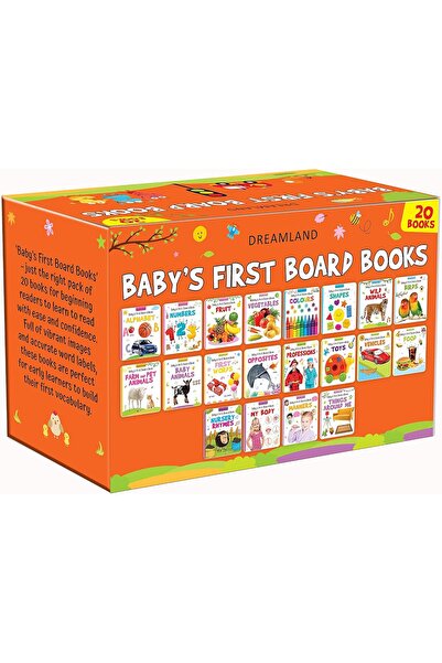 dreamland BABY'S FIRST BOARD BOOKS (A SET OF 20 BOOKS)
