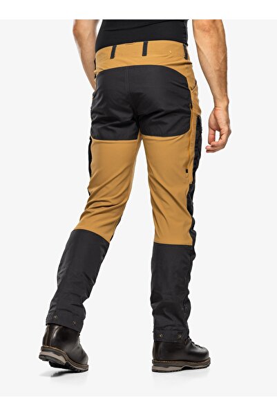 Fjällräven Pantaloni Fjallraven Keb - gri închis/maro 46 (S)