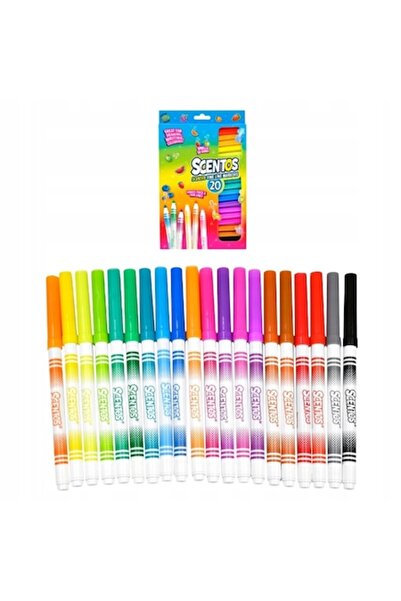 Scentos Scented Markers Set, Dumel, Double-Ended, Safe for Children From 3 Ye...