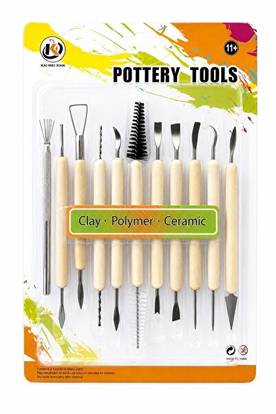 Artdesign Ceramic Carving and Cleaning Detail Set 11 Pieces