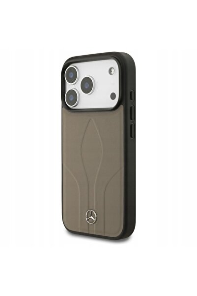 MERCEDES Husă din piele The Move MagSafe pentru iPhone 17 Pro taupe
