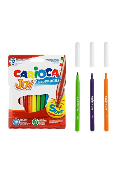 carioca Set carioci cu vârf subțire pentru desen, 12 bucăți – lavabile, vârf ...