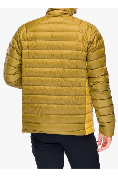 NO BRAND Geacă de puf Turbat Treknorak - verde măsliniu/galben sclipitor XL