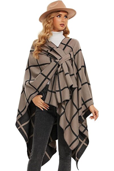 GENERAL Knit Shawl Wraps for Women, Wraps Oversized Winter Scarf, Warm Poncho...